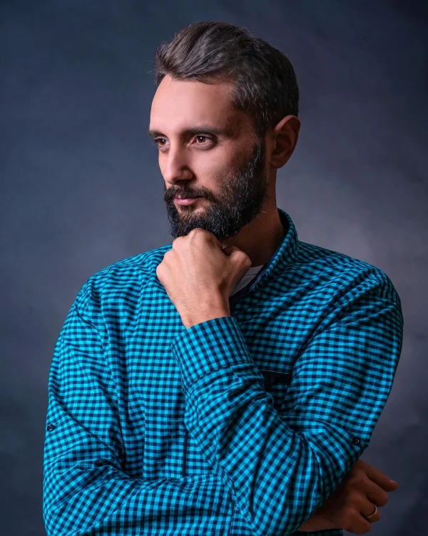 Camisa Xadrez Azul
