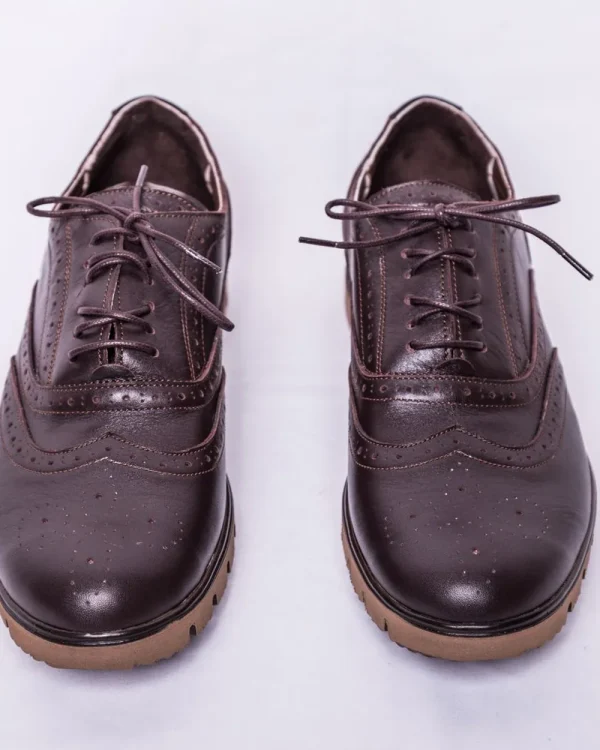 Sapato Social de Couro Marrom